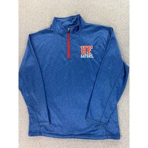 Florida Gators‎ Rivalry Quarter Zip Campus Pullover (Men's Medium) Blue